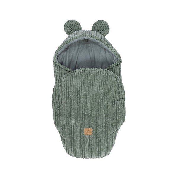 Zöld kordbársony babapólya 45x80 cm – Meowbaby