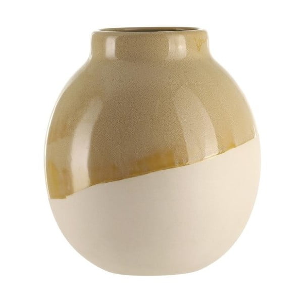 Skraa Golden Yellow agyagkerámia váza, ⌀ 18 cm - A Simple Mess