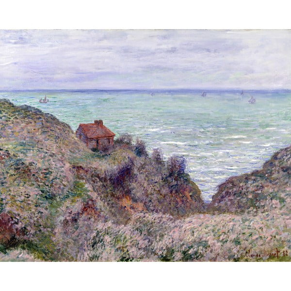 Claude Monet - Cabin of the Customs Watch kép másolat, 50 x 40 cm