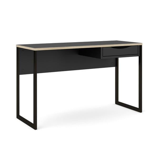 Function Plus fekete íróasztal, 130 x 48 cm - Tvilum-image-3