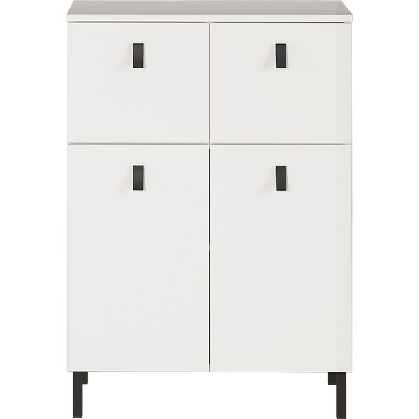 Tulsa fehér szekrény, magasság 86 cm - Germania-image-1