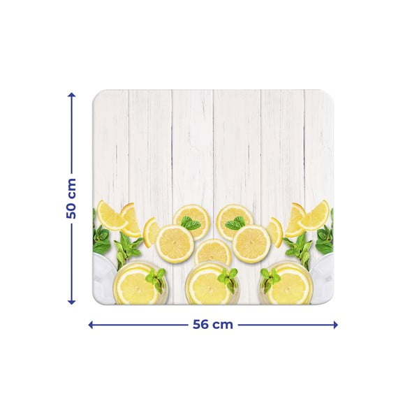 Edzett üveg falvédő tűzhelyhez 50x56 cm Lemons – Wenko-image-4