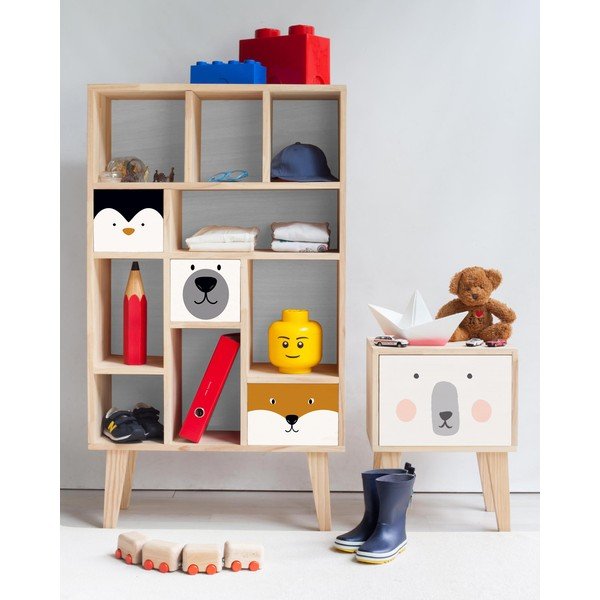 Animals fehér könyvszekrény - Little Nice Things-image-1