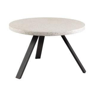 Shanelle kerti étkezőasztal terrazzo asztallappal, ⌀ 120 cm - Kave Home