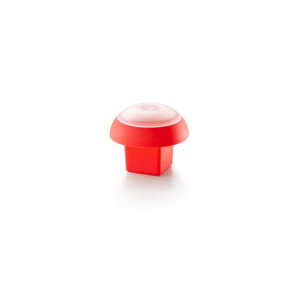 Ovo piros szögletes szilikon mikrózható tojásfőző forma, ⌀ 10 cm - Lékué