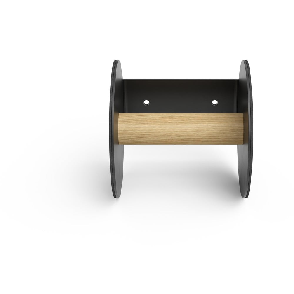 Fekete fali WC-papír tartó Bull  LIND DNA