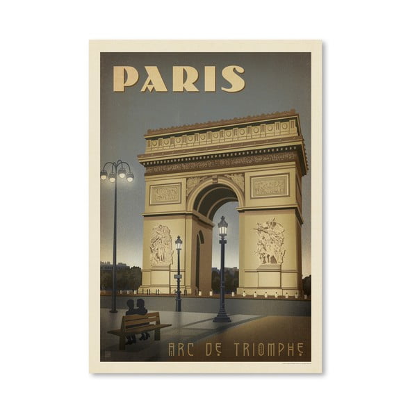 Arc de Triomphe poszter, 42 x 30 cm - Americanflat