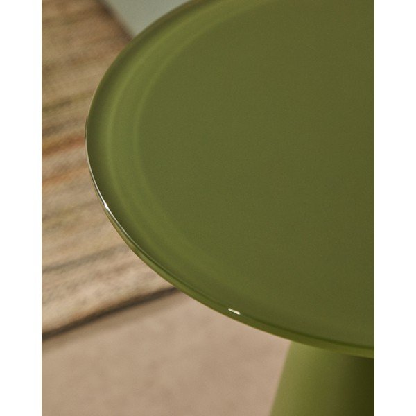 Kerek tárolóasztal üveg asztallappal ø 35 cm Wilshire – Kave Home-image-4