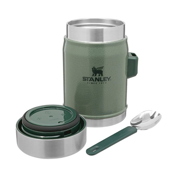 Zöld rozsdamentes acél ételtartó termosz 400 ml Legendary Classic Hammer Tone Green – Stanley-image-2