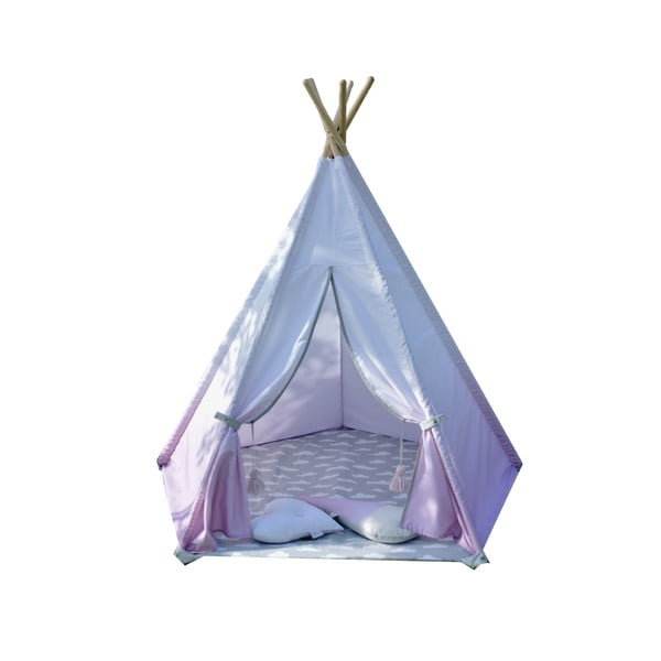 Ombré rózsaszín-fehér ötszögletes sátor - VIGVAM Design