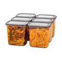 Élelmiszertartó doboz szett 6 db-os Fresco – Hermia