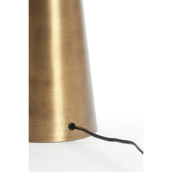 Bronzszínű asztali lámpa fém búrával (magasság 52 cm) Dita – Light & Living-image-3