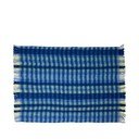 Kék gyapjúkeverék takaró 140x200 cm Loom – Hübsch