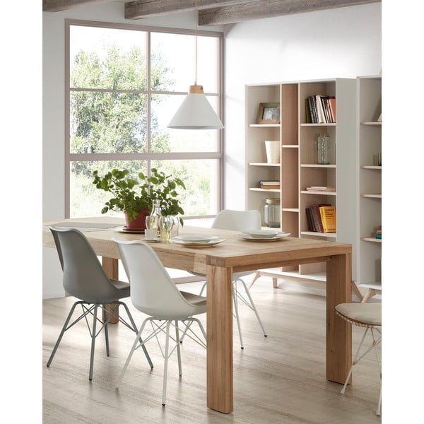 Vivy tölgyfa bővíthető étkezőasztal, 180 x 90 cm - Kave Home-image-1
