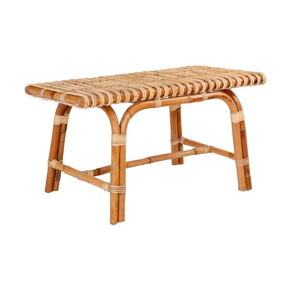 Natúr színű rattan kerti pad Aveiro – House Nordic-image-1