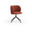 Téglavörös kárpitozott étkezőfotel Mogi – Teulat