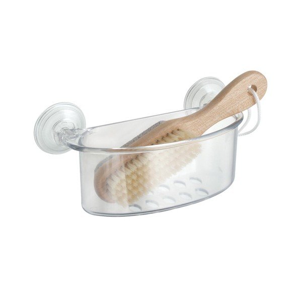 Shower Basket átlátszó tapadókorongos kosár - iDesign-image-1