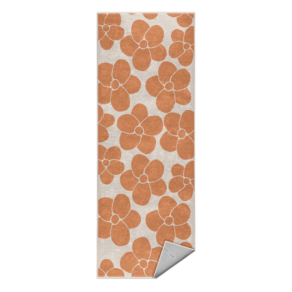 Narancssárga mosható futószőnyeg 80x200 cm Orange Meadow  Mila Home