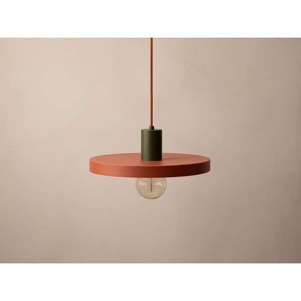 Téglavörös fém függőlámpa ø 30 cm Ori – Micadoni -image-3
