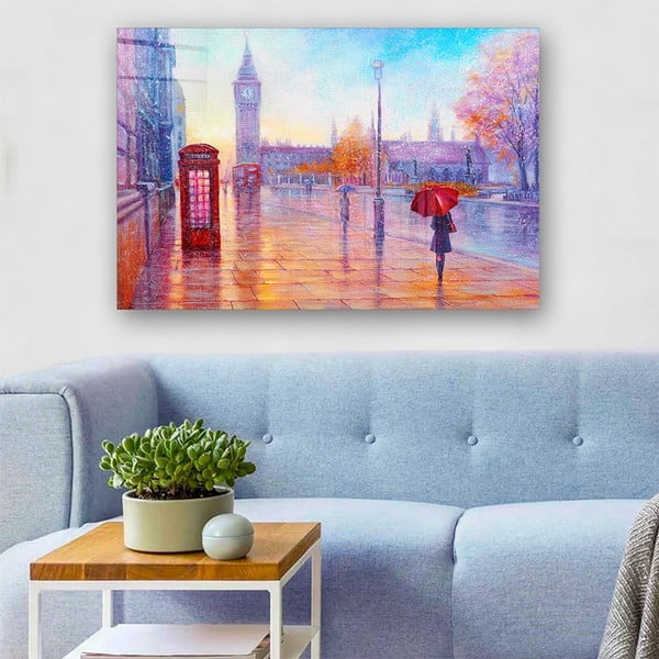 Üveg kép 100x70 cm London – Wallity-image-1