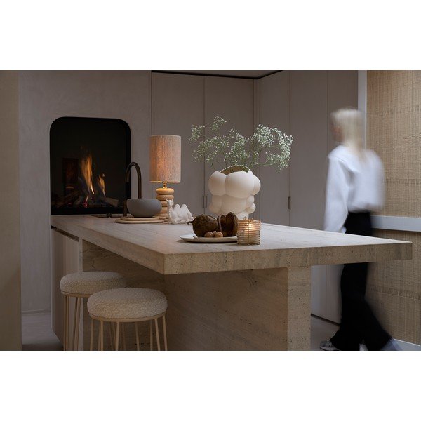 Krémszínű kárpitozott bárszék (ülésmagasság 73 cm) Alice – Light & Living-image-4