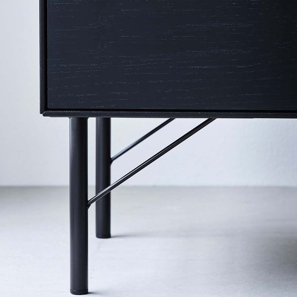 Fekete fém láb készlet szekrényhez 4 db-os Mistral & Edge by Hammel - Hammel Furniture-image-1
