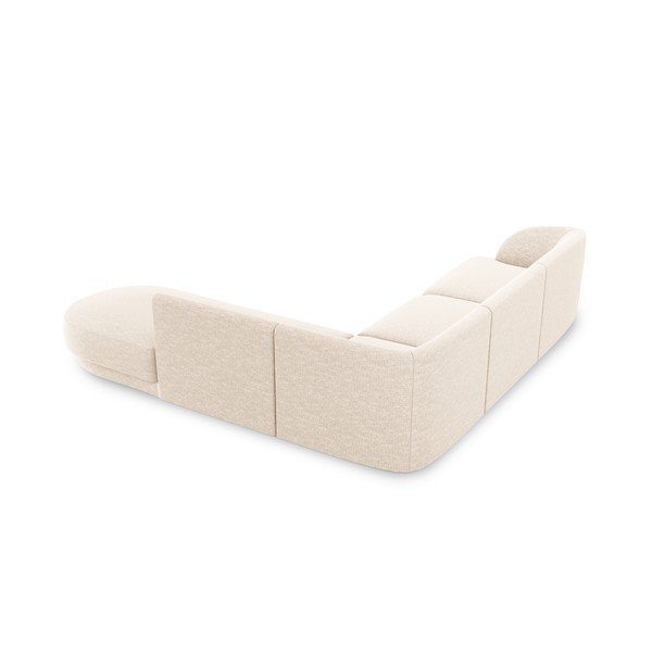 Krémszínű sarokkanapé (jobb oldali) Miley – Micadoni Home-image-4