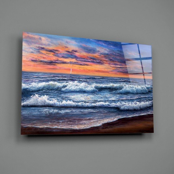 Waves üvegkép, 72 x 46 cm - Insigne-image-3
