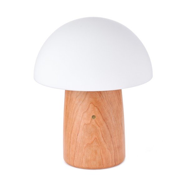 Natúr színű szabályozható asztali lámpa üveg búrával (magasság 32 cm) Alice – Gingko