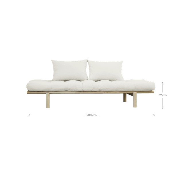 Pace narancssárgás barna kanapé 200 cm - Karup Design-image-4