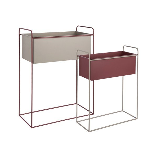 Fém virágtartó állvány szett 2 db-os (magasság 65 cm) Reina – PT LIVING