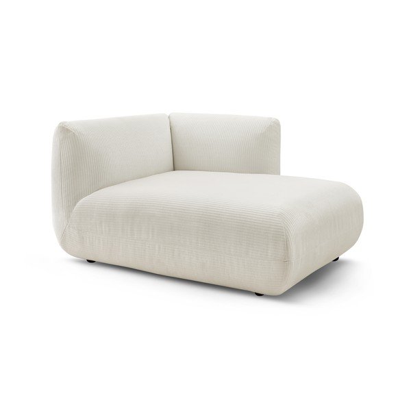 Fehér kordbársony kanapé modul (jobb oldali) Lecomte – Bobochic Paris-image-3