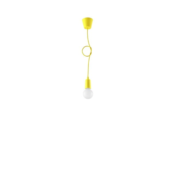 Sárga függőlámpa ø 5 cm Rene – Nice Lamps
