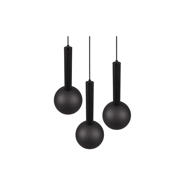 Fekete függőlámpa ø 52 cm Ciliana – CINQUE-image-3