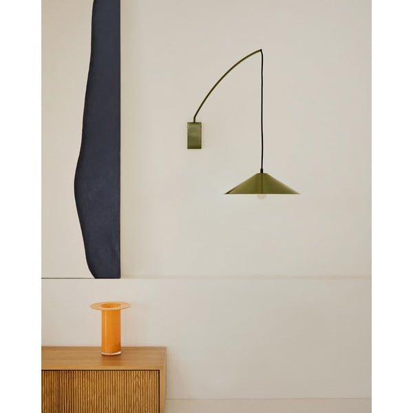 Zöld fali lámpa ø 35 cm Kally – Kave Home-image-1