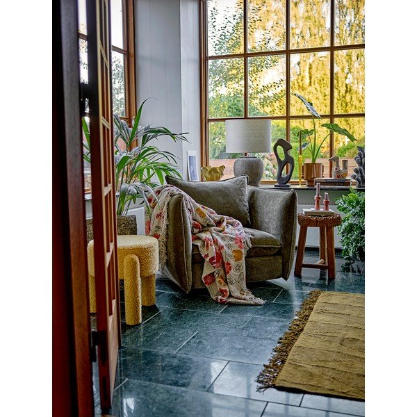 Pamutkeverék takaró 130x160 cm Vivielle – Bloomingville-image-3