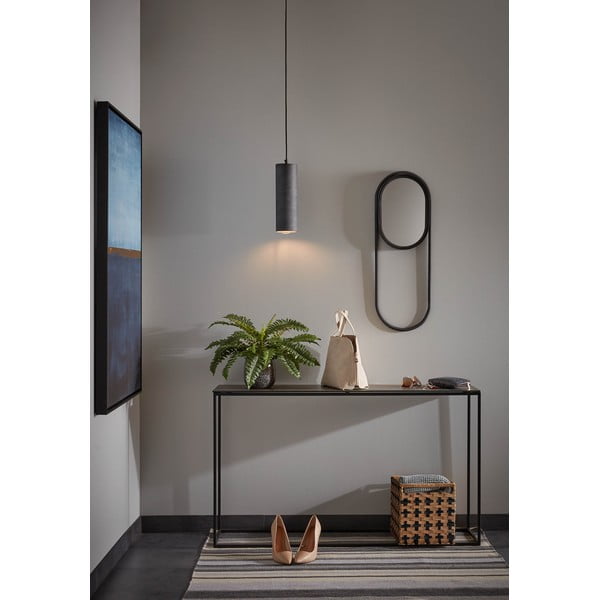 Maude fekete függőlámpa, magasság 31 cm - Kave Home-image-1