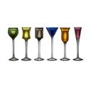 Röviditalos pohár szett 6 db-os 50 ml – Lyngby Glas