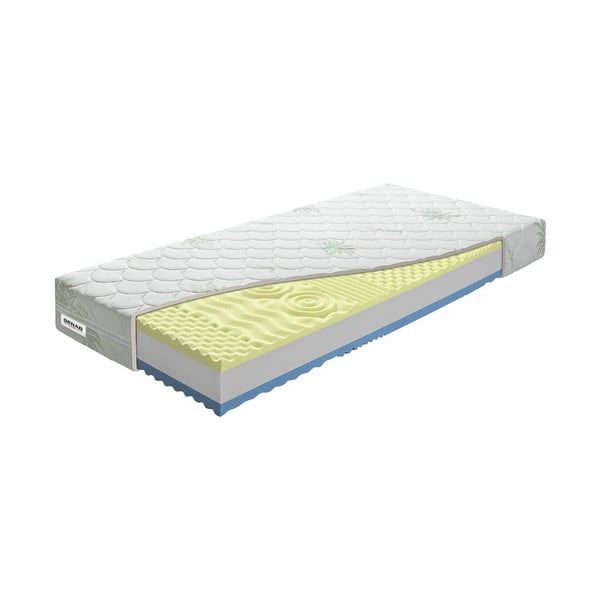 Kemény-közepes keménységű kétoldalas-hőszabályozó hab matrac 120x200 cm BonLife VISCO – BENAB-image-2
