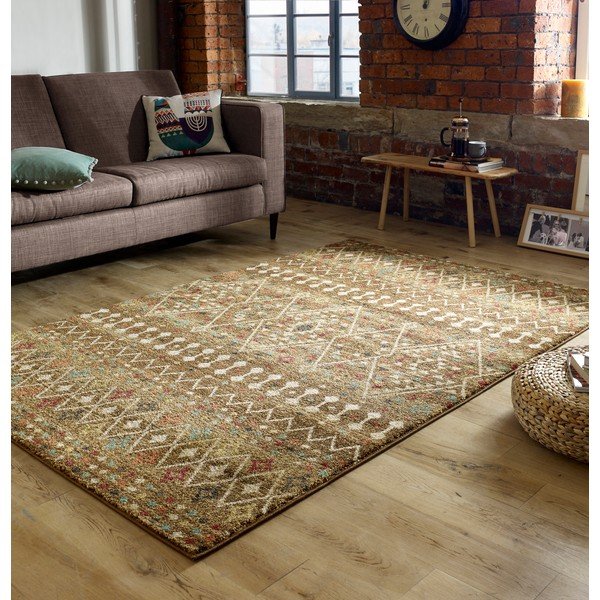 Odine sötétbarna szőnyeg, 160 x 230 cm - Flair Rugs-image-4
