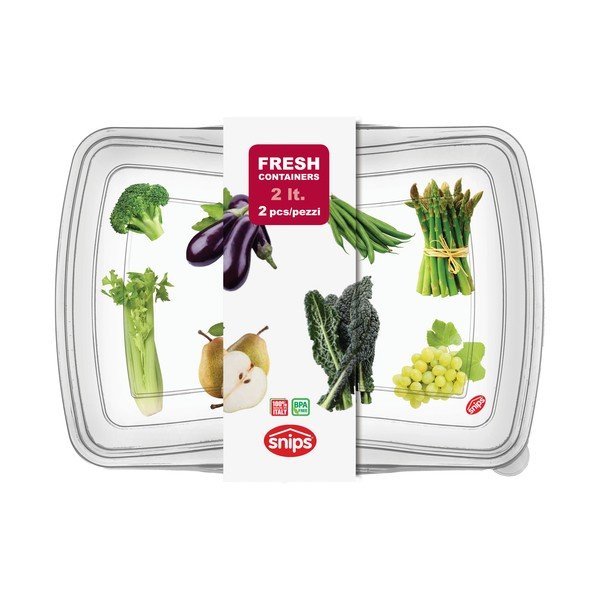 Classic 2 db-os élelmiszer tárolódoboz szett, 2 l - Snips-image-3