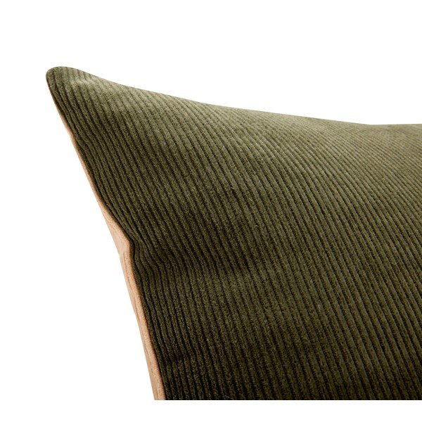 Cleo zöld-bézs párna, 60 x 40 cm - Hübsch-image-4