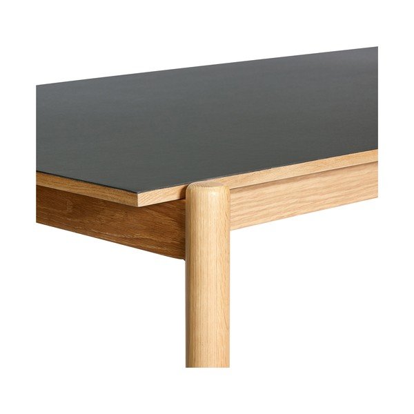 Tölgyfa étkezőasztal 107x190 cm Oblique – Hübsch-image-4