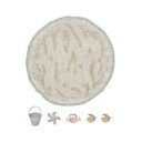 Bézs pamut gyerek játszószőnyeg ø120 cm Island – Lorena Canals