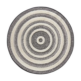 Handira szürke-fehér szőnyeg, ⌀ 160 cm - Mint Rugs