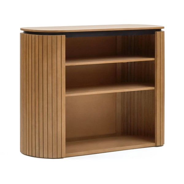 Természetes színű mangófa könyvespolc 120x90 cm Licia - Kave Home-image-2