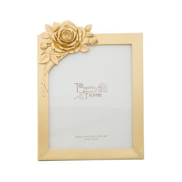 Glam Rose sárga, gyanta alapú képkeret, 24,5 x 32,8 cm - Mauro Ferretti-image-4