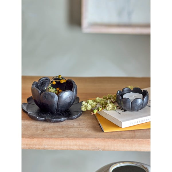 Kő gyertyatartó készlet teamécseshez 3 db-os Reiko – Bloomingville-image-1