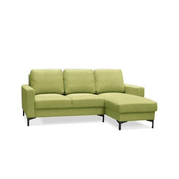 Atlanta oliva zöld sarokkanapé, jobb oldali - Cosmopolitan design-image-1
