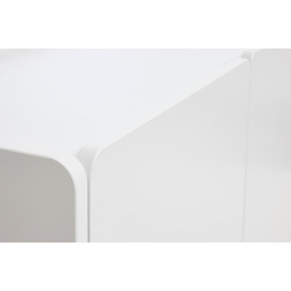 Fehér komód 160x70x45 cm Bera – Unique Furniture-image-3